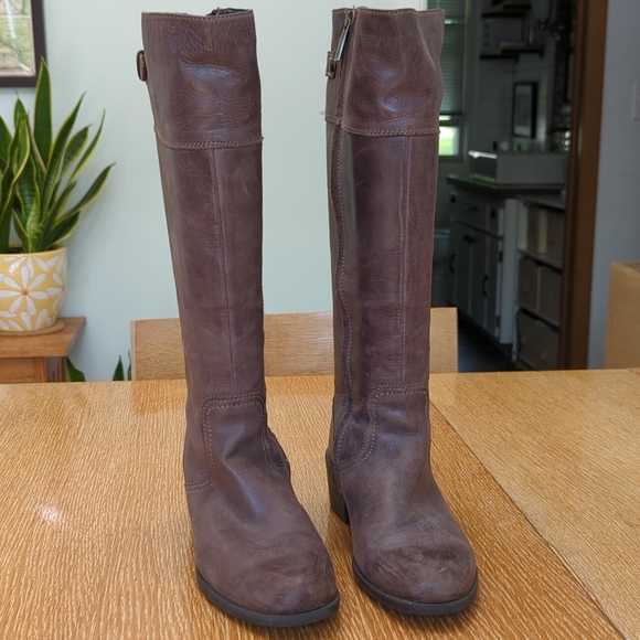 Bussola leather tan boots Size 9.5 - Picture 3 of 6